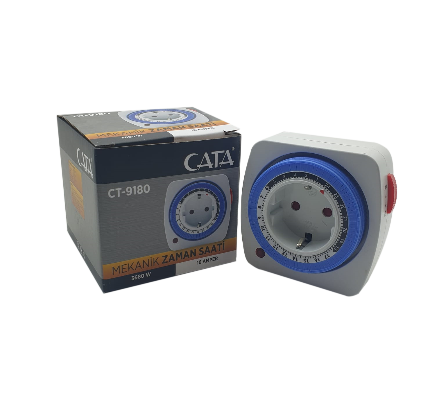 Cata CT-9180 3500w 16A Mekanik Zaman Saati