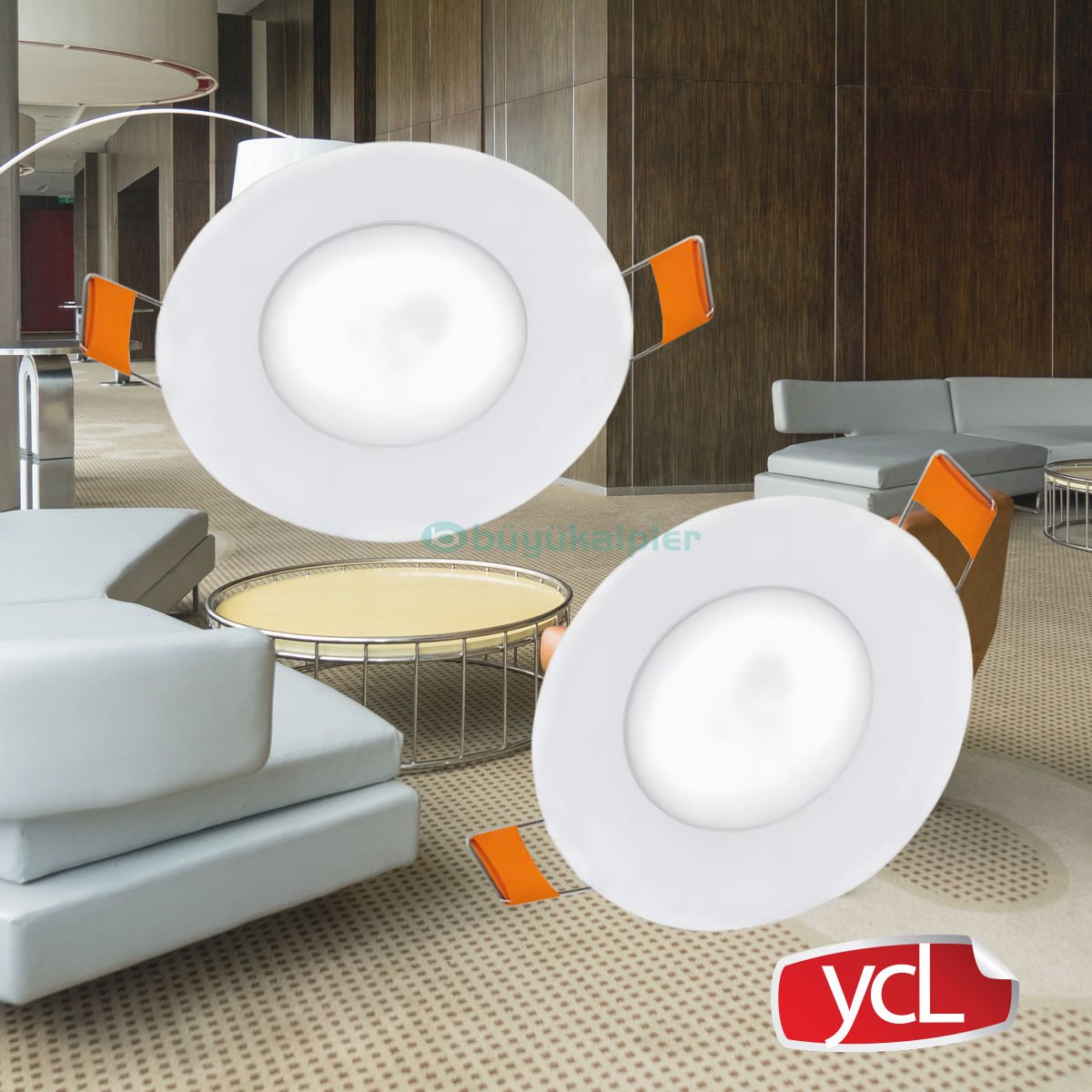 YCL Yücel ALP 1006 6 Watt Yuvarlak Led Panel Beyaz Işık