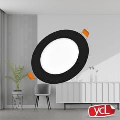 YCL Yücel ALP 1218 18W Yuvarlak Siyah Kasa Led Panel Beyaz Işık