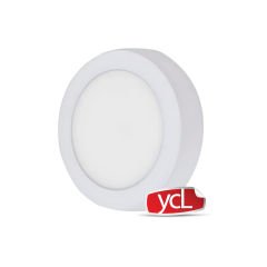YCL Yücel ASM 1012 12W Sıva Üstü Yuvarlak Led Panel Beyaz Işık