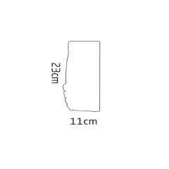 Econa ECN-5025 24W Elips Dış Mekan Led Aplik Beyaz Işık