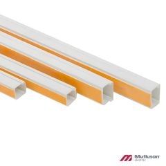 Mutlusan 40x40mm Kablo Kanalı Yapışkan Bantlı (CANALEX)