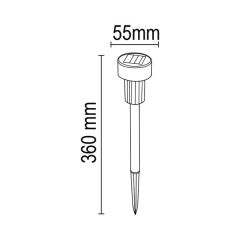 Forlife FL-3219 3w Solar Camlı Çim Armatürü