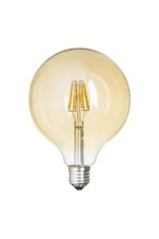 Kendal K2 Flamanlı 6W G95 2700K Amber Işık Rustik Ampul