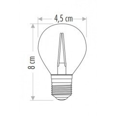 Cata CT-4288 4W 400 Lümen 2700K Günışığı Edison Rustik Led Ampul