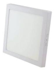 VOLTEK VPSUKB01865 18W - 8'' Kare Sıva Üstü Led Panel Armatür Beyaz Kasa 6500K