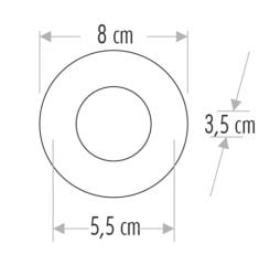 CATA CT-5174 Radar Sensörlü Koridor Spot Beyaz Işık