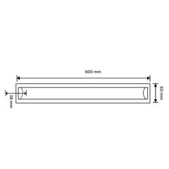 İnoled 18W Led Bant Armatür Doğal Beyaz 4000K