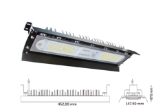 İnoled 100W 6500K Beyaz Elegant Yüksek Tavan Led Armatür 5232-01