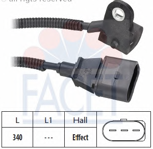POLO 1.4 TDI BMS 05→ EKSANTRİK DEVİR SENSÖRÜ 045957147D 03G957147