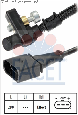 OCTAVIA 2 1.6 FSI BLF 04-08 KRANK DEVİR SENSÖRÜ 03C957147 Otomat