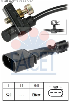 POLO 3 1.4 AKK AUD 99-01 KRANK DEVİR SENSÖRÜ 030957147G 0309571