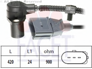 VW KRANK DEVİR SENSÖRÜ 021906433E 021957147 022957147A Facet