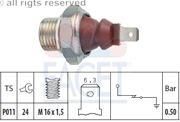FELICIA 1 1.3 AMG AMH 94-98 YAĞ MÜŞÜRÜ 0.30 BAR 047919081