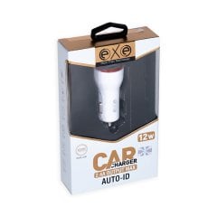 EXE 2.4A Çift USB Üniversal Araç İçi Şarj Aleti Kablosuz