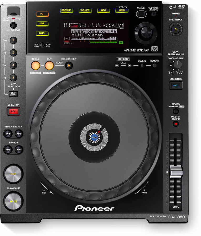 PIONEER CDJ-850K DJ CD PLAYER