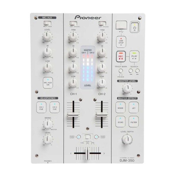 PIONEER DJM-350 2 Channel Effects Mixer SİYAH/BEYAZ