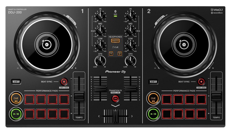 PIONEER DDJ-200 2 Kanal Controller ÇANTA HEDİYELİ