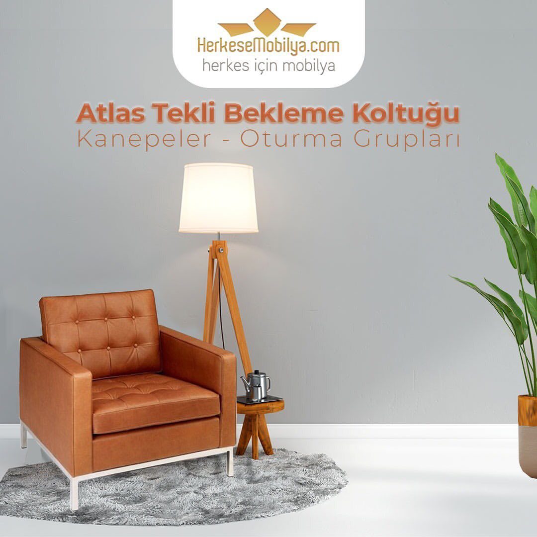 Atlas Deri Tekli Bekleme Koltuğu