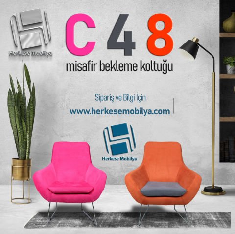 C-48 Pm Kumaş Cafe Berjer Koltuğu