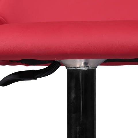 RYL Kırmızı Deri Bar Sandalyesi