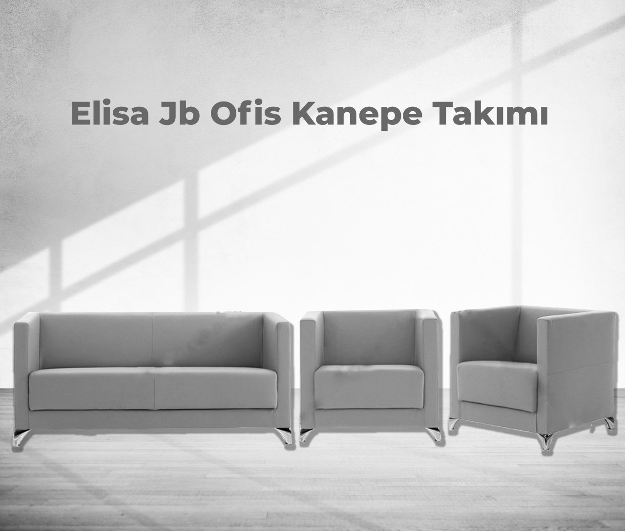 Elisa Jb Deri Ofis Kanepe Takımı