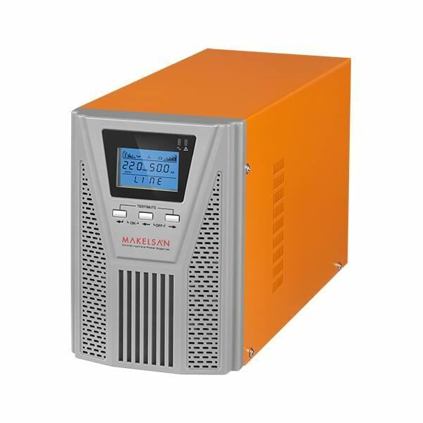 UPS Online 1KVA 1F/1F 4-8 dk. 2x12V/7AH Akü Powerpack SE