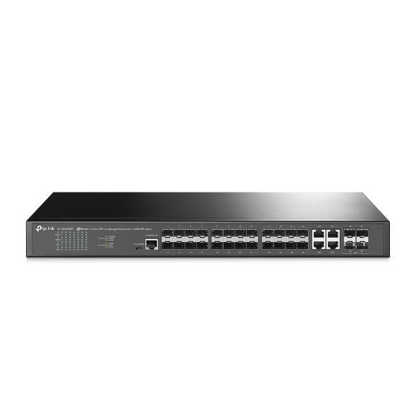 JetStream 24-Port SFP L2+ Managed Switch with 4 10GE SFP+ Slots