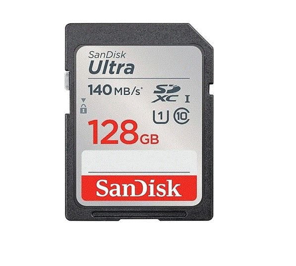 Ultra UHS I 128GB SD Card 140MB/s