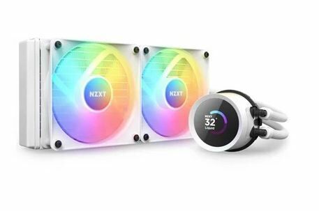 Kraken 240 Beyaz RGB AIO LCD Display 240mm Sıvı Soğutucu