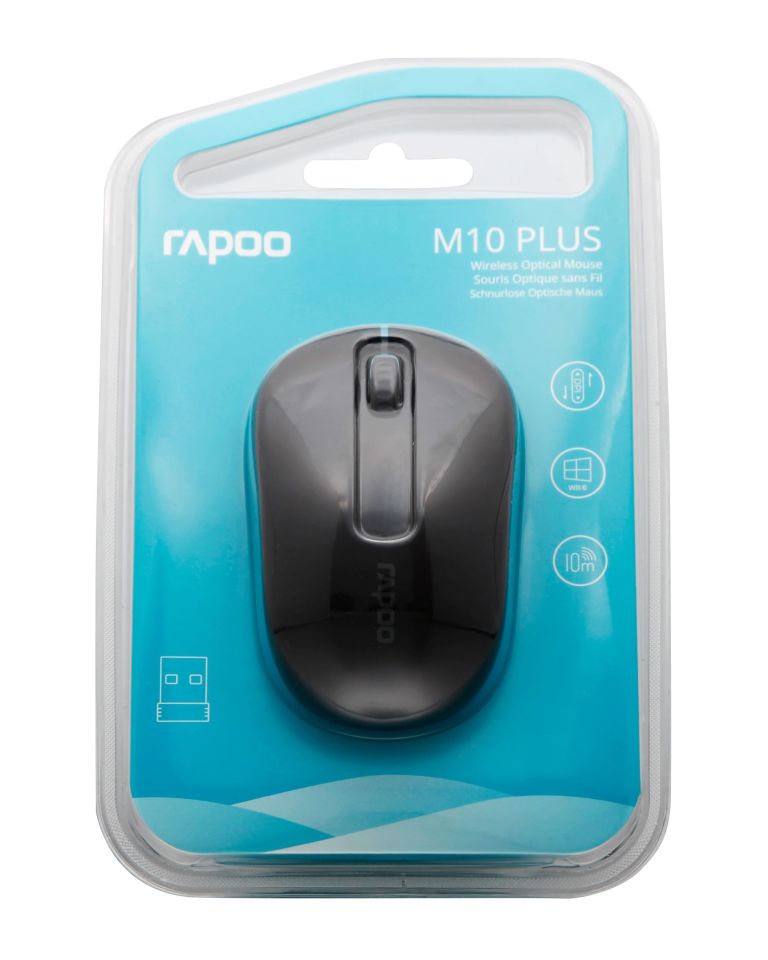M10 Plus 1000DPI Kablosuz Mouse Siyah