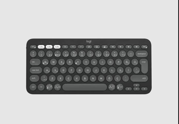 Logitech K380s Çakıl Tuşlu Bluetooth Klavye Siyah