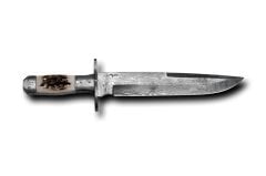 Bora 611 DMS-B Damascus Çelik Boynuz Saplı Bıçak