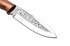 Bora Mamut Dişi Saplı Gravürlü Özel Tasarım Bıçak