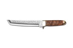 Bora 501 C Tanto Ceviz Saplı Gravürlü Bıçak
