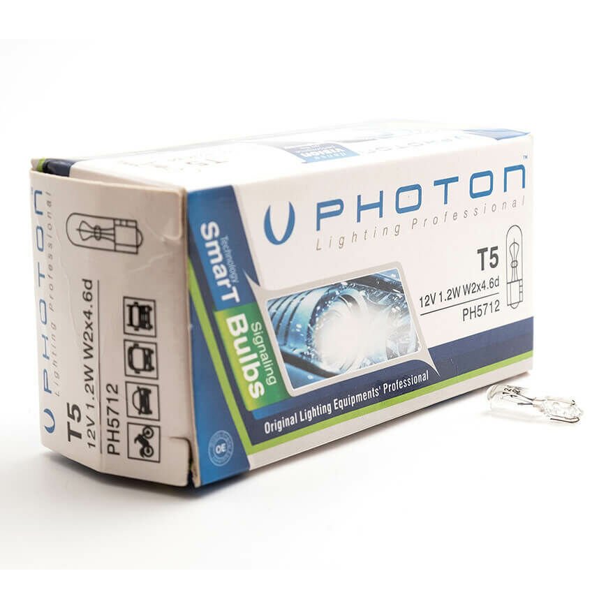 Photon T5 12V 1.2W Minik Dipsiz Ampul 10 Adet PH5712
