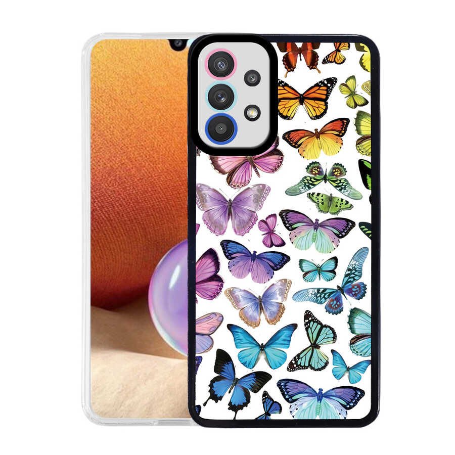 Samsung Galaxy A32 4G Kılıf M-Fit Desenli Kapak
