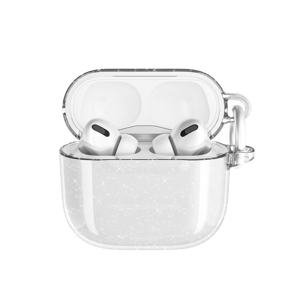 Airpods 4 Allstar Airbag 32 Parlayan Simli Saydam Renkli Kılıf Şeffaf