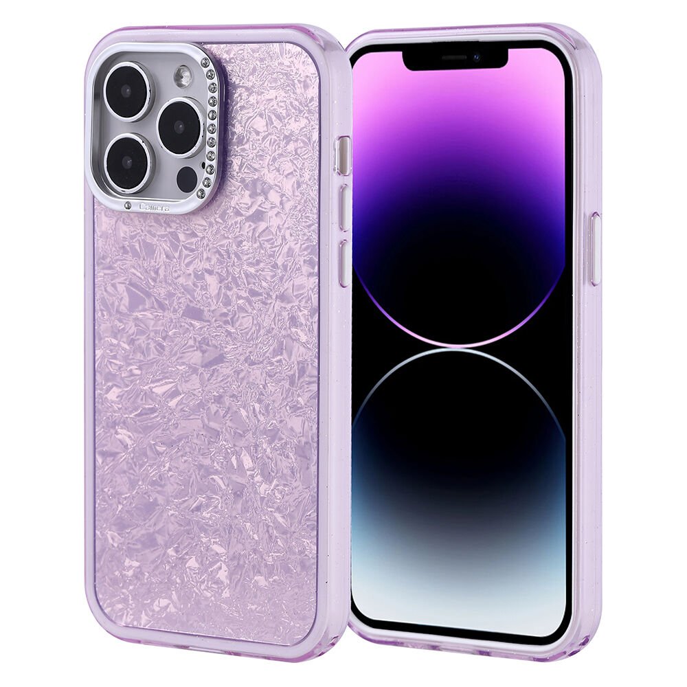 iPhone 14 Pro Max Kılıf Taşlı Tasarımlı Kapi Kapak