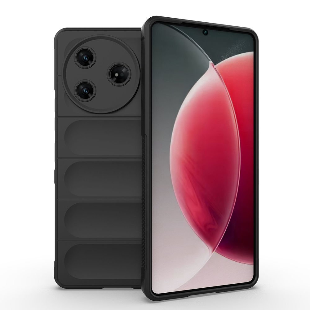 Tecno Spark 30 Pro Kılıf Esnek TPU Oyuklu Arka Yüzey Tasarımlı Etnik Silikon Kapak