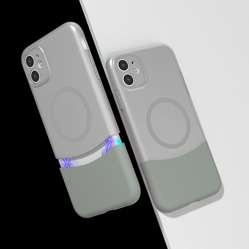 iPhone 11 Kablosuz Şarj Destekli Kılıf Mıknatıslı Duble Kapak