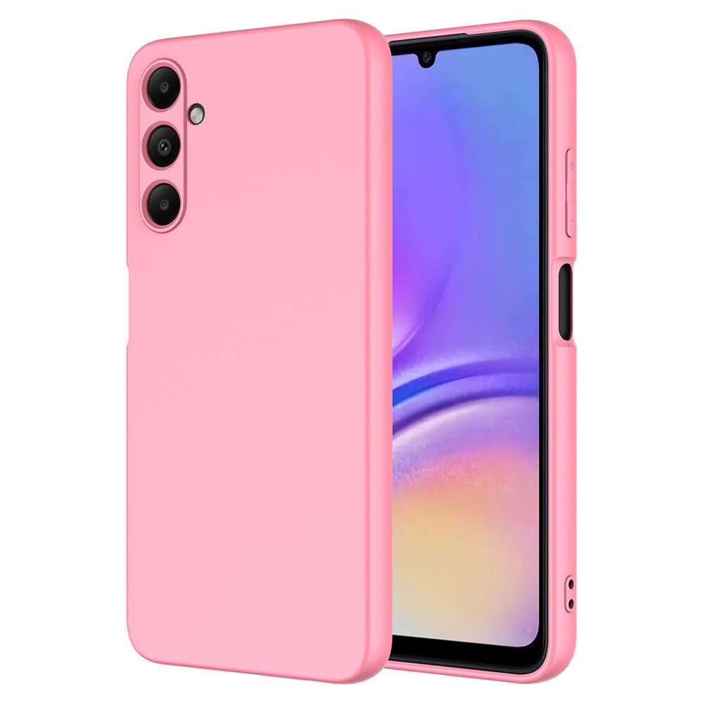 Samsung Galaxy A35 Kılıf Kamera Korumali Mara Lansman Kapak Pembe