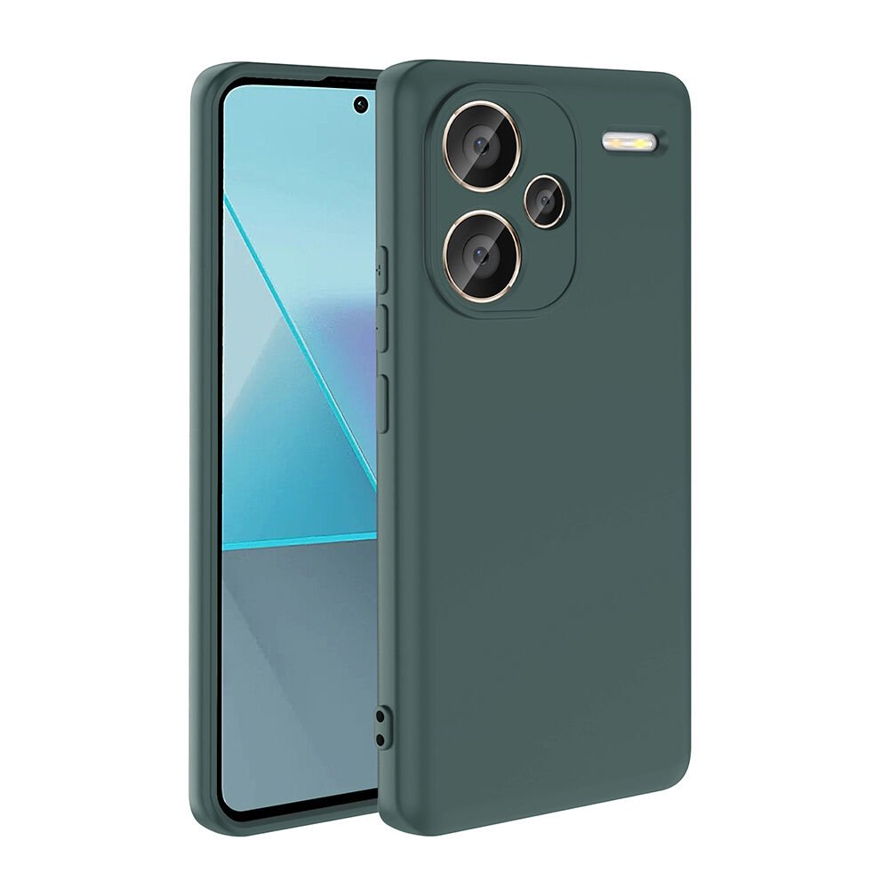 Xiaomi Redmi Note 13 Pro Plus 5G Kamera Korumali Mara Lansman Kapak Koyu Yeşil