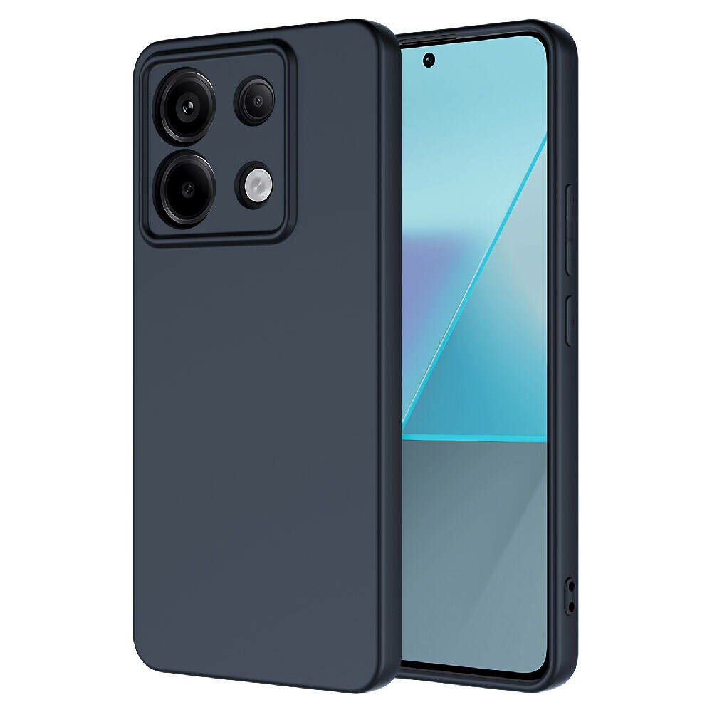 Xiaomi Redmi Note 13 Pro 5G Kılıf Kamera Korumali Mara Lansman Kapak Siyah