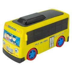 Uj Toys Sesli ve Işıklı Çarp Dön Sevimli Okul Otobüsü-Sarı