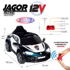 Uj Toys Jagor Uzaktan Kumandalı Akülü Araba 12V-POLIS