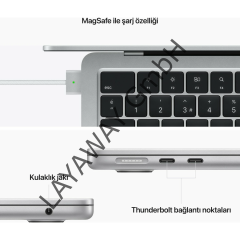 Apple MacBook Air M2 Çip 8GB 512GB SSD macOS 13''
