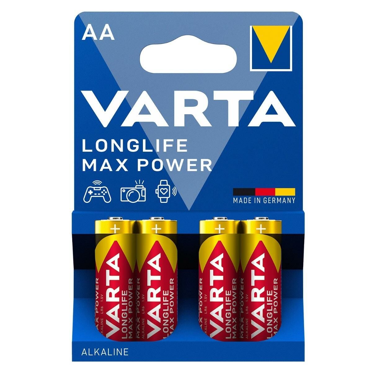 Varta 4706 Longlife Max Power Alkalin AA Kalem Pil 4'lü Paket