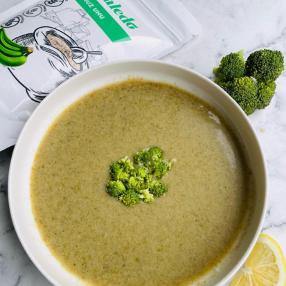 Glutensiz Yeşil Muz Unlu Brokoli Çorbası