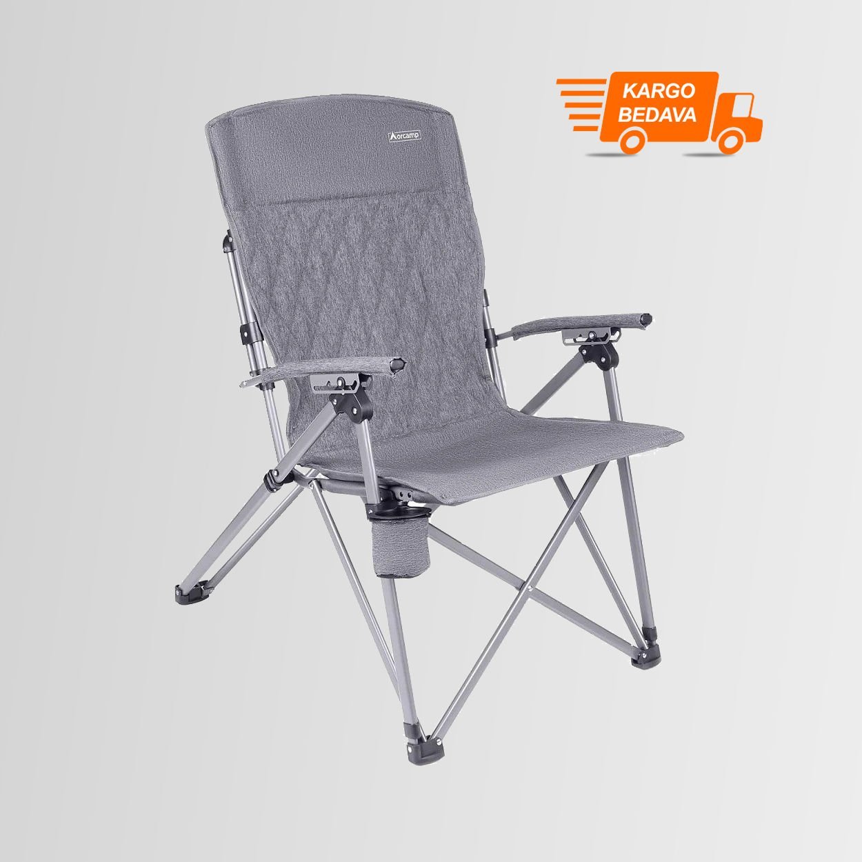 Orcamp OUT-2175 Trono 3 Kademeli Katlanır Kamp Sandalyesi
